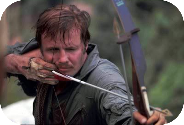 Jon Voight shooting a Bear Grizzly Recurve Bow